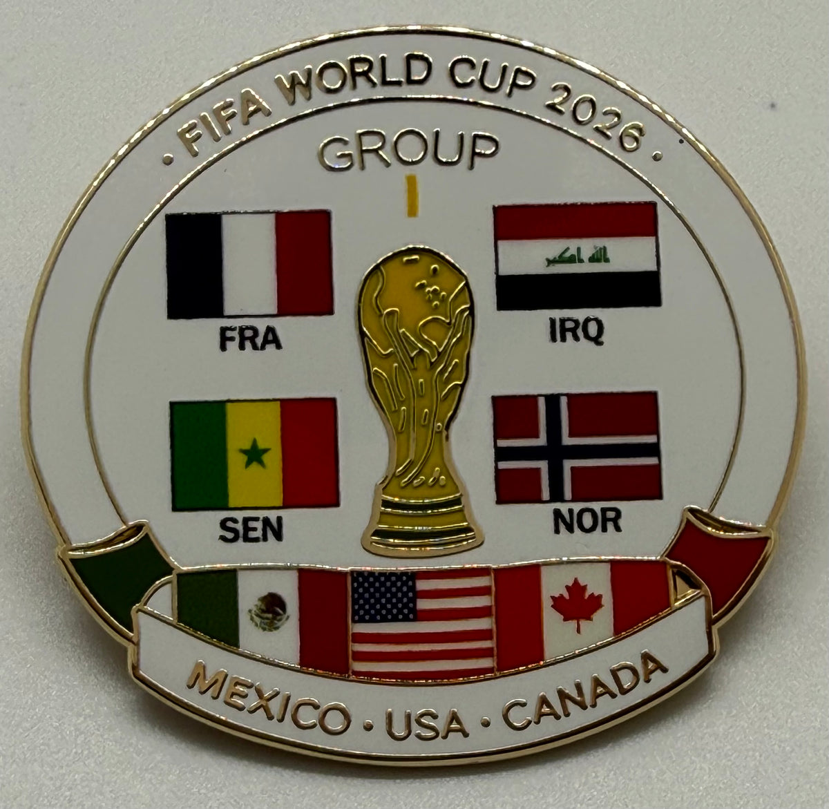 2026 World Cup Group Collection | Complete 12-Pin Hard Enamel Set