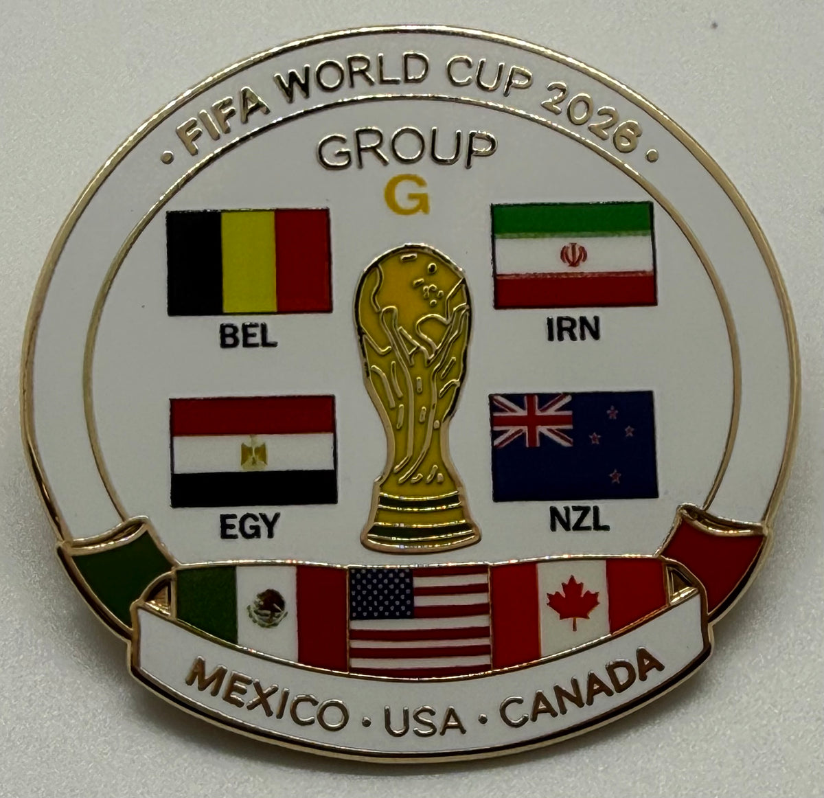 2026 World Cup Group Collection | Complete 12-Pin Hard Enamel Set