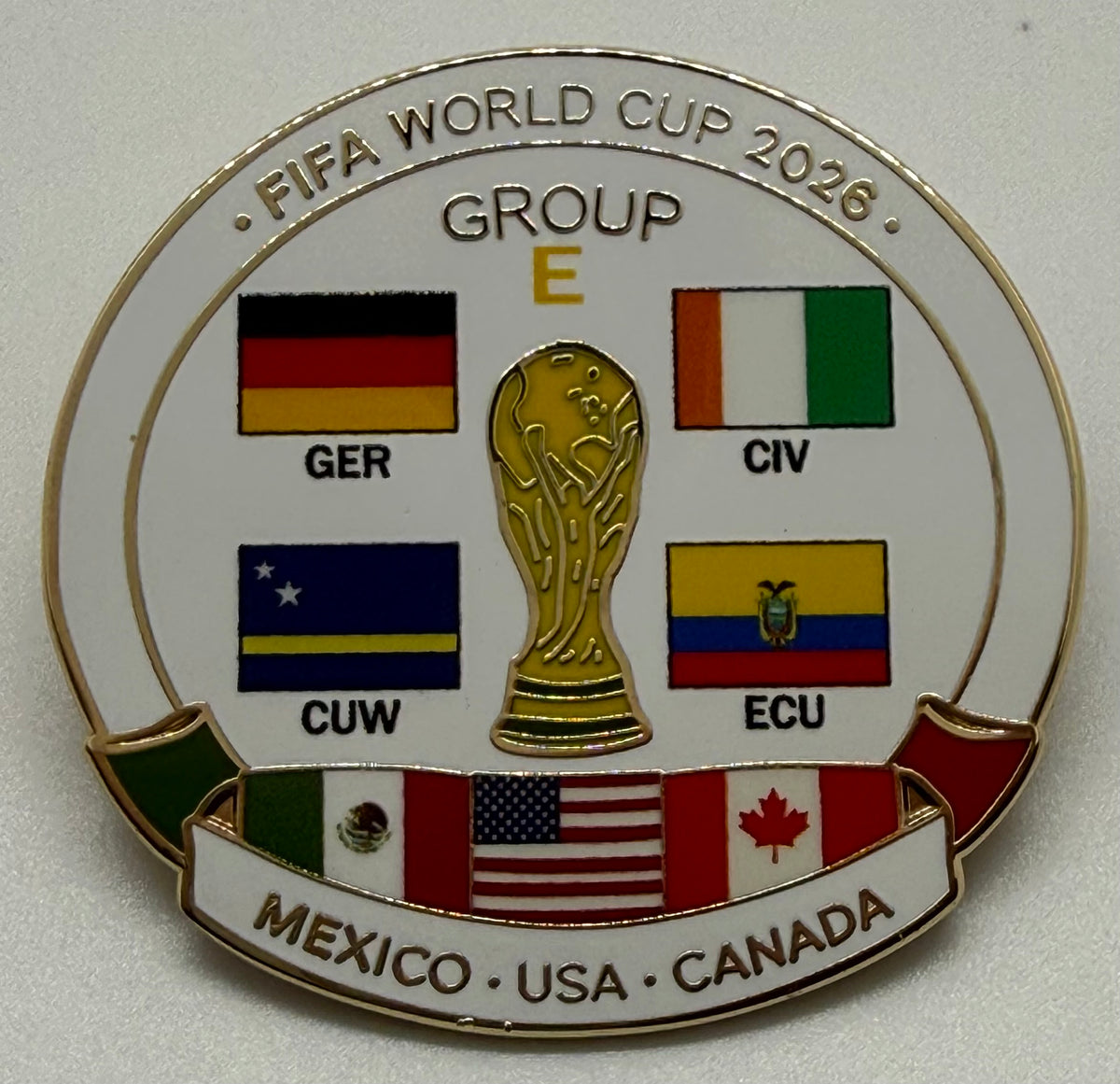 2026 World Cup Group Collection | Complete 12-Pin Hard Enamel Set