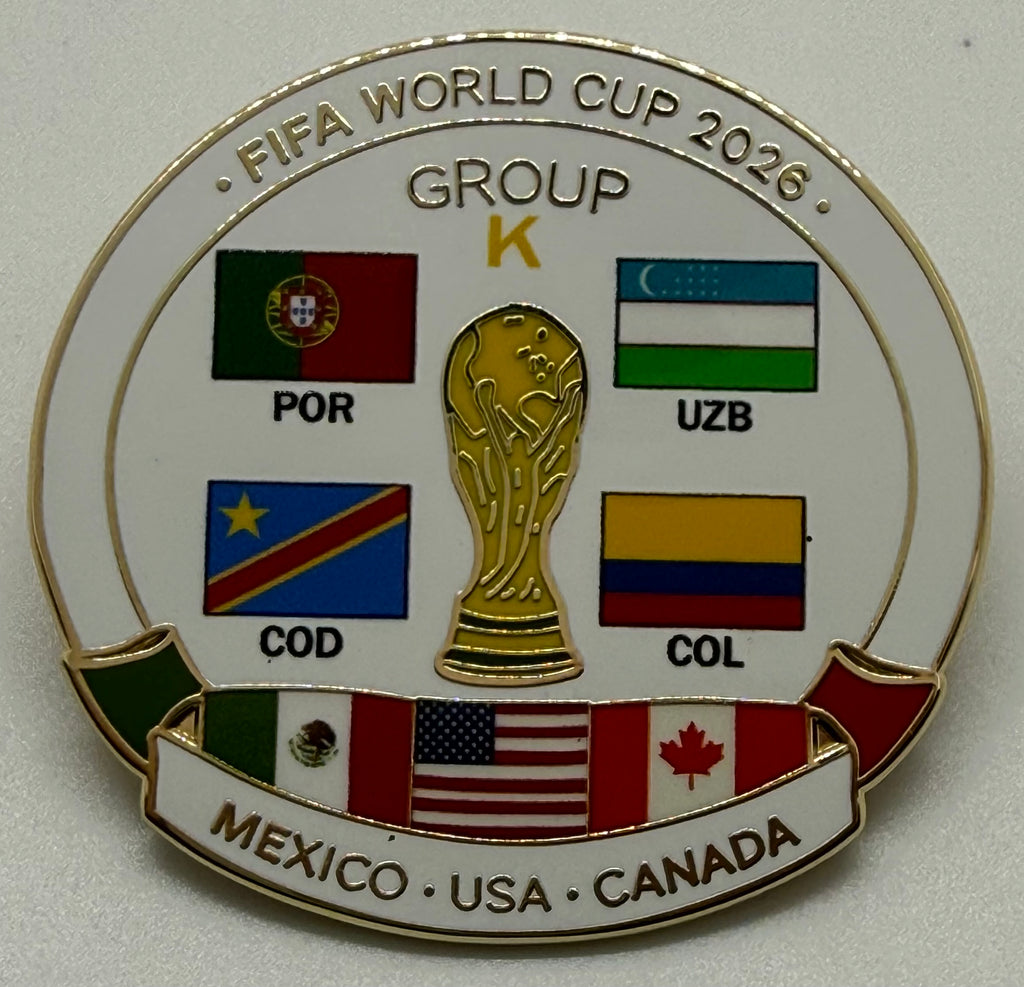 2026 World Cup Group Collection | Complete 12-Pin Hard Enamel Set