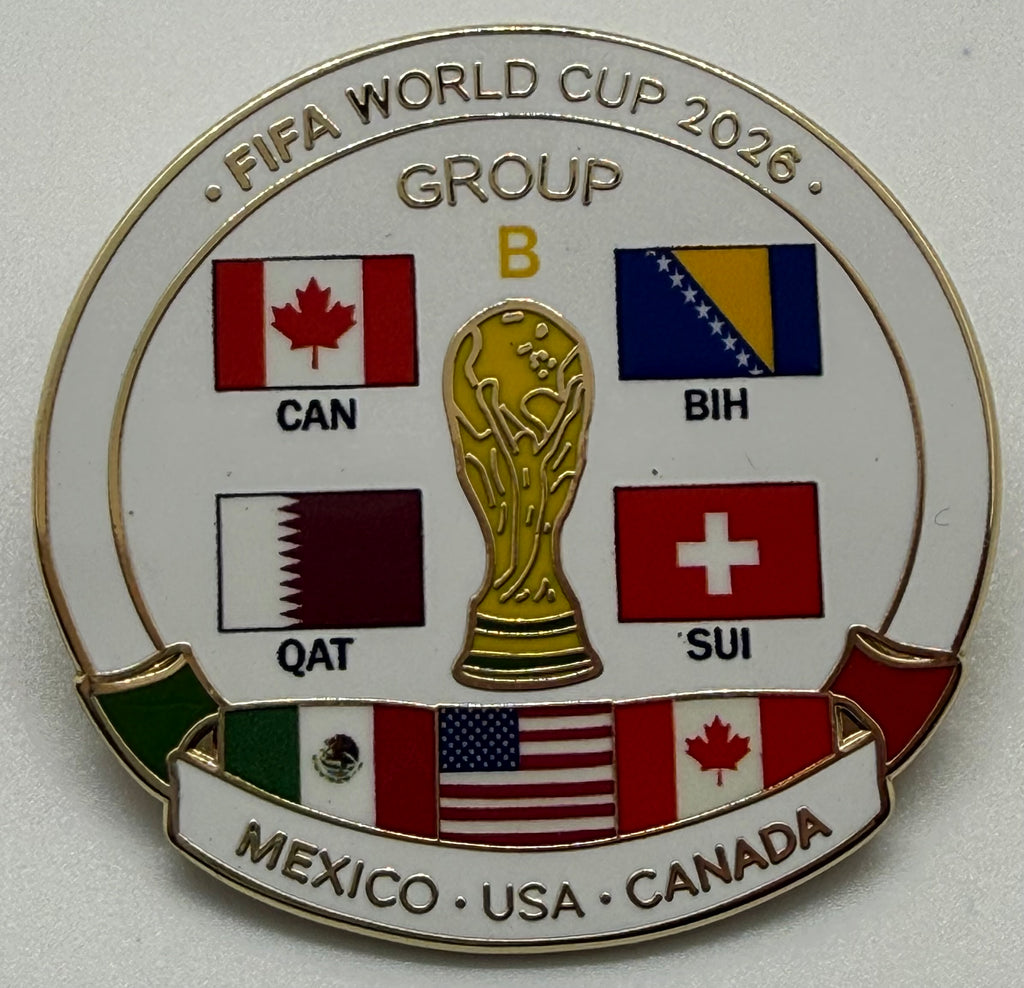 2026 World Cup Group Collection | Complete 12-Pin Hard Enamel Set