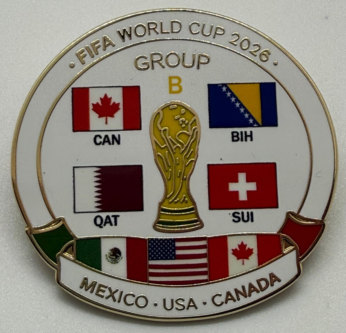 2026 World Cup Group Collection | Complete 12-Pin Hard Enamel Set