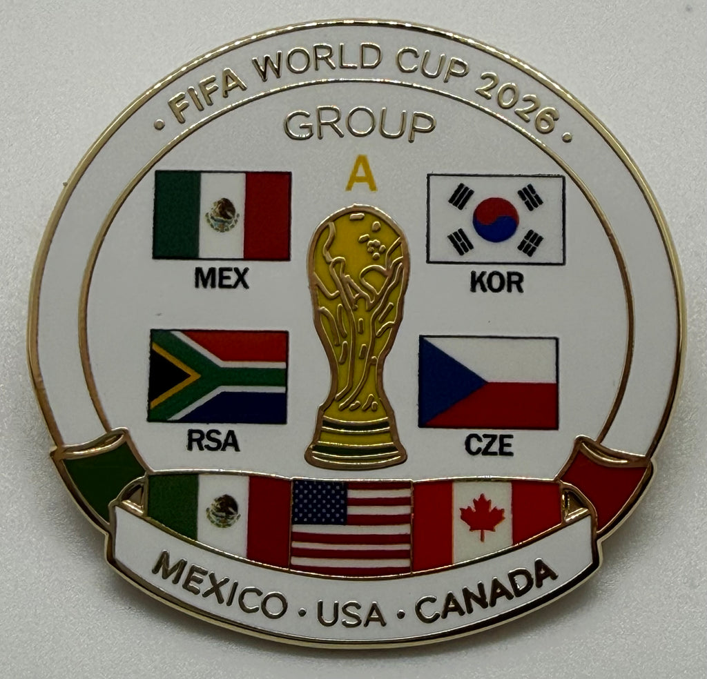 2026 World Cup Group Collection | Complete 12-Pin Hard Enamel Set
