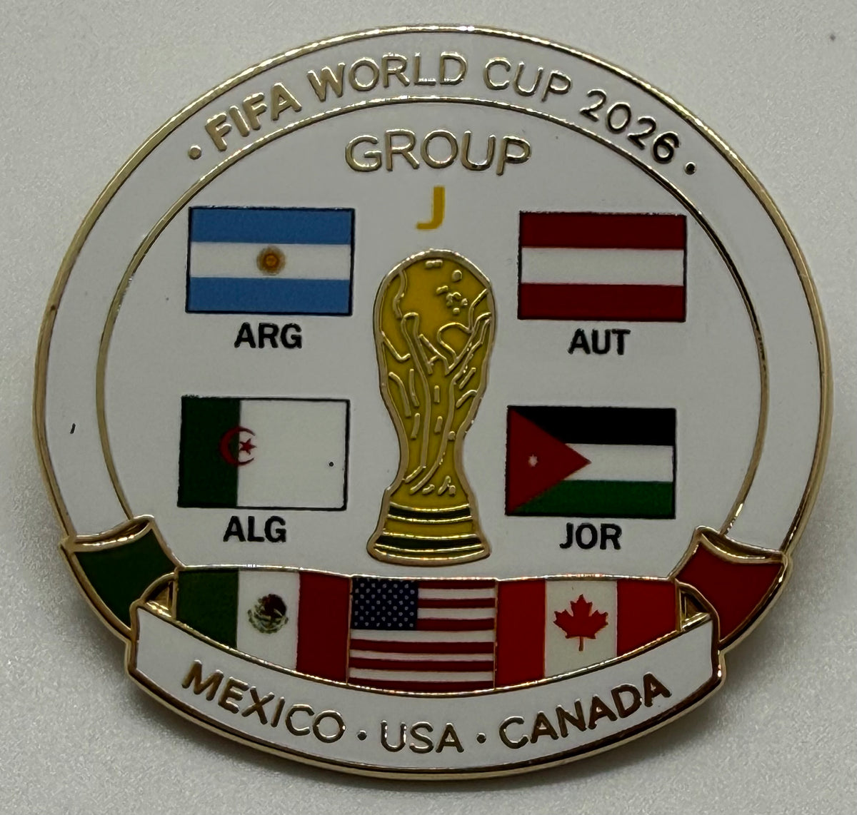 2026 World Cup Group Collection | Complete 12-Pin Hard Enamel Set