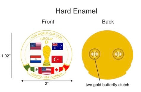 2026 World Cup Group Collection | Complete 12-Pin Hard Enamel Set