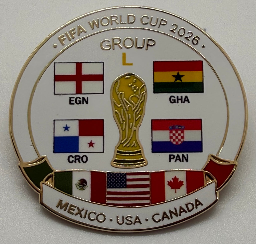 2026 World Cup Group Collection | Complete 12-Pin Hard Enamel Set