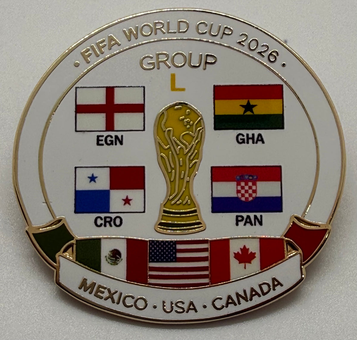 2026 World Cup Group Collection | Complete 12-Pin Hard Enamel Set