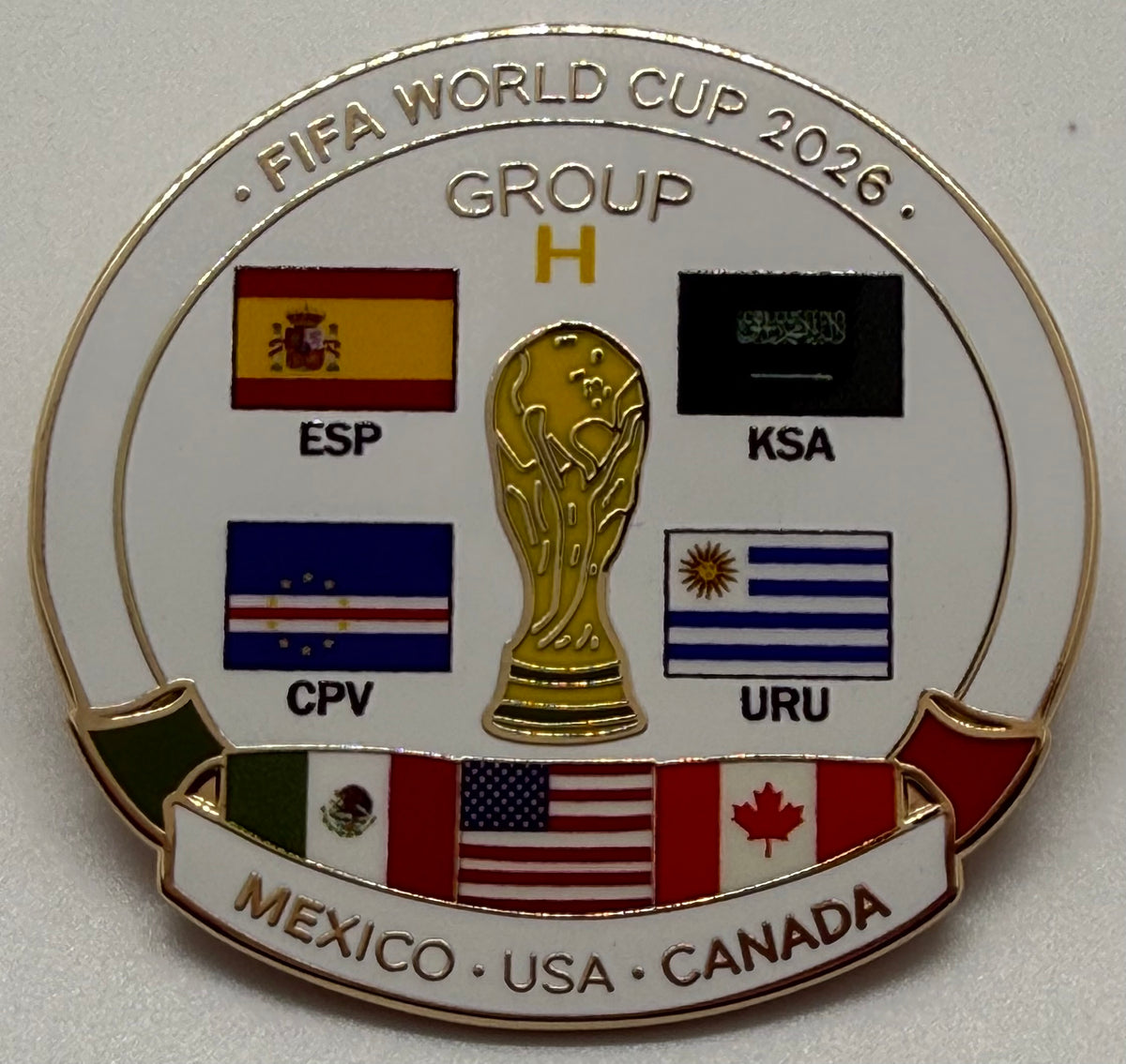 2026 World Cup Group Collection | Complete 12-Pin Hard Enamel Set